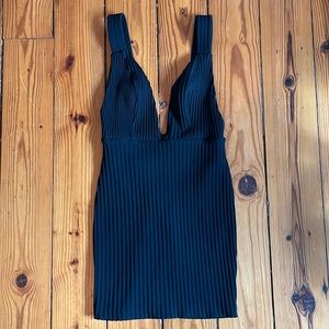 Revolve NBD black little black mini dress LBD size small S